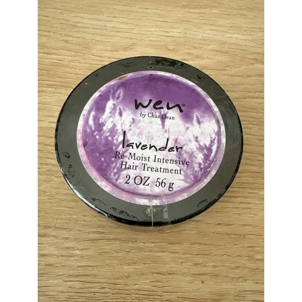 Wen by Chaz Dean Lavender Re Moist Intensive Hair Treatment 2oz Sealed Jar